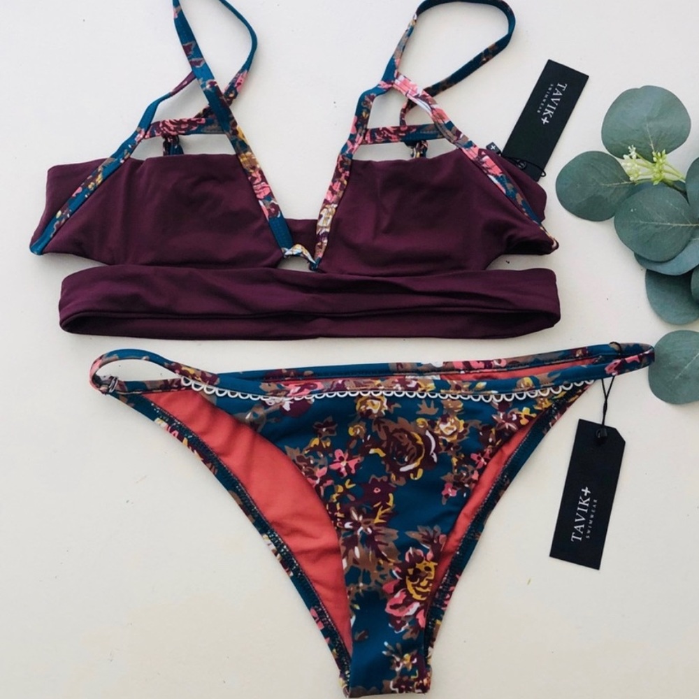 Tavik Antic Moderate Swim Bottom Floral Terrace